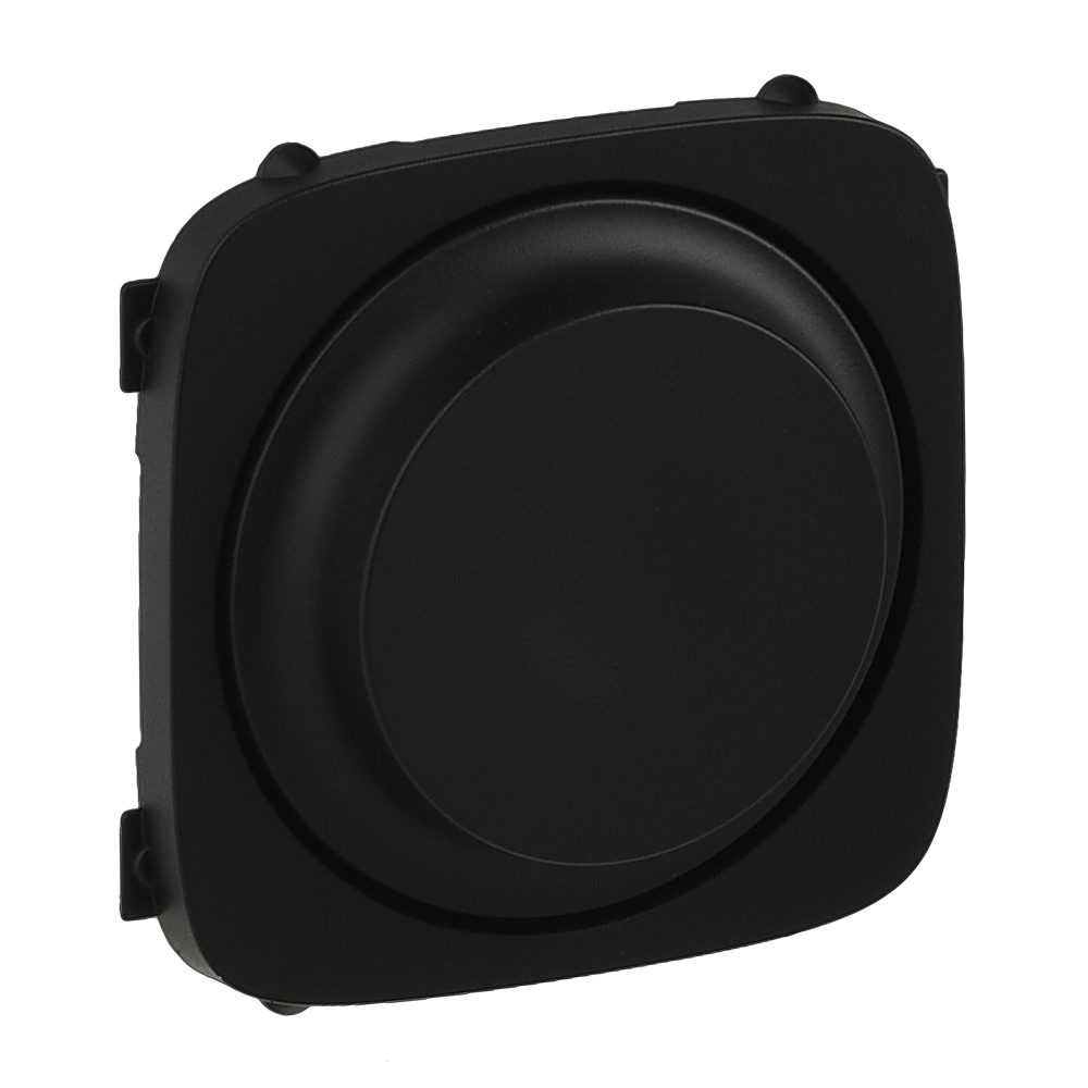 Cover plate Valena Allure - rotary dimmer without neutral 300 W- black