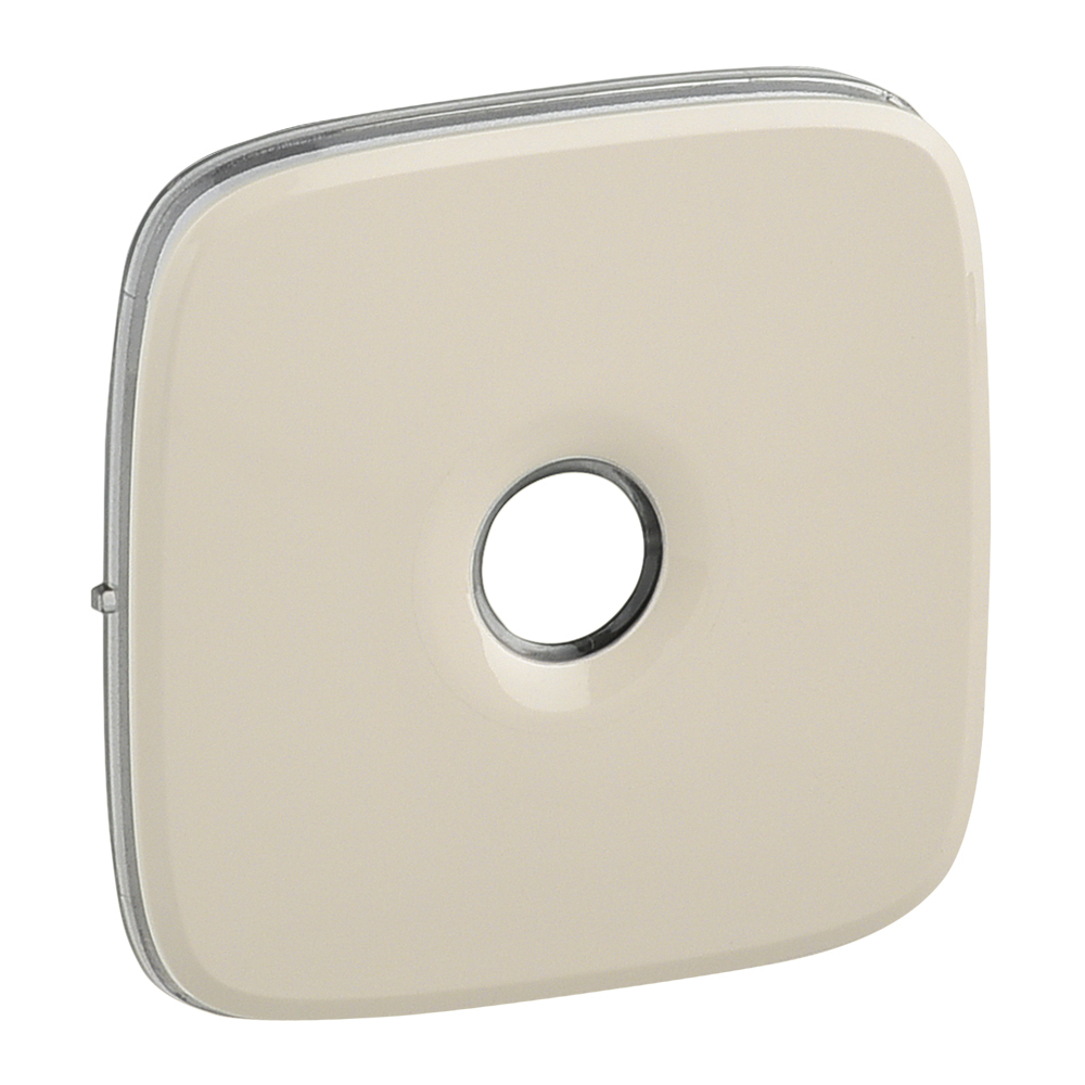 Cover plate Valena Allure - energy saving switch - ivory