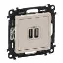 Valena Life rozete USB bēšs 2-viet