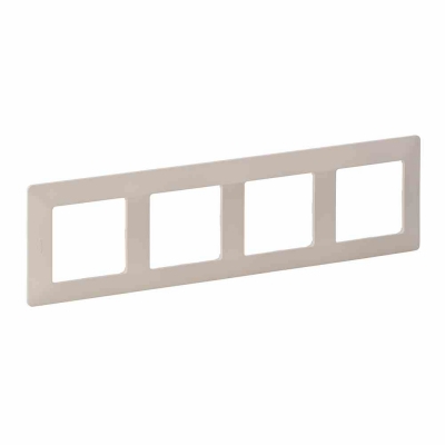 Plate Valena Life - 4 gang - ivory