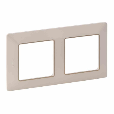 Valena Life бежевая с золотом Рамка 2 местная