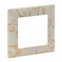 Plate Valena Life - 1 gang - royal ivory