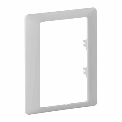 Plate Valena Life - single plate - specific 2x2P+E double socket outlet - white