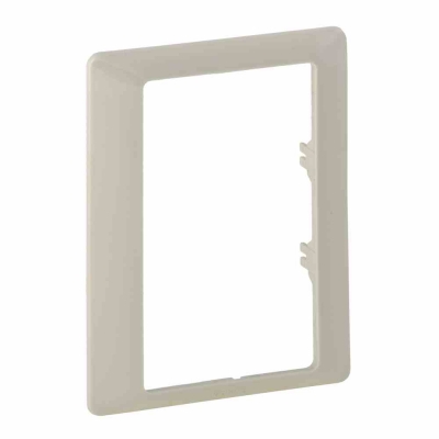 Plate Valena Life - single plate - specific 2x2P+E double socket outlet - ivory