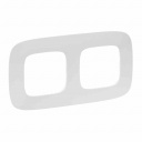 Valena Allure белая рамка 2 местная