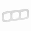 Valena Allure белая рамка 3 местная