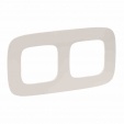 Plate Valena Allure - 2 gang - ivory
