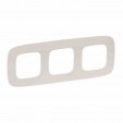 Plate Valena Allure - 3 gang - ivory