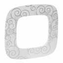 Plate Valena Allure - 1 gang - narcis chrome