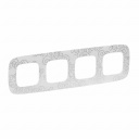 Valena Allure нарцисс хром рамка 4 местная