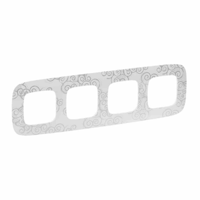 Valena Allure нарцисс хром рамка 4 местная