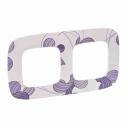 Plate Valena Allure - 2 gang - flora