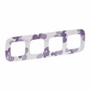 Plate Valena Allure - 4 gang - flora