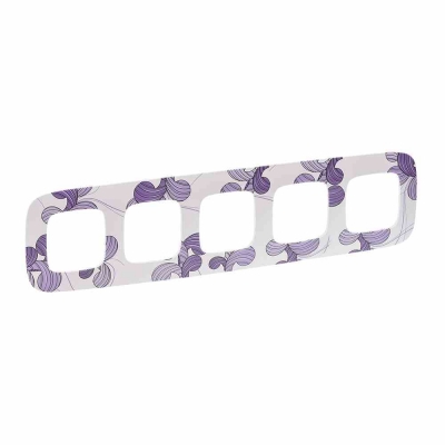 Plate Valena Allure - 5 gang - flora