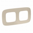 Plate Valena Allure - 2 gang - ivory zen