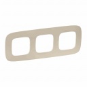 Plate Valena Allure - 3 gang - ivory zen