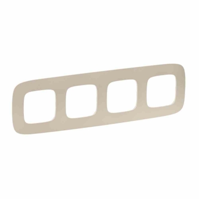 Plate Valena Allure - 4 gang - ivory zen