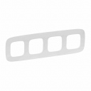 Valena Allure перламутровая рамка 4 местная