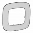 Plate Valena Allure - 1 gang - white mirror