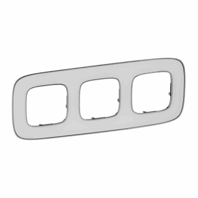 Valena Allure White mirror rāmis 3-vietīgs