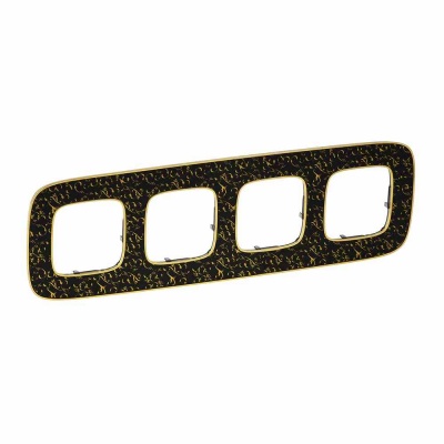 Valena Allure барокко нуар рамка 4 местная