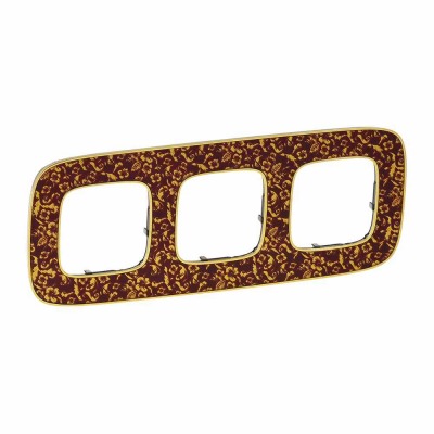 Plate Valena Allure - 3 gang - purple barroque