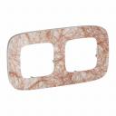 Plate Valena Allure - 2 gang - wires