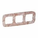 Plate Valena Allure - 3 gang - wires