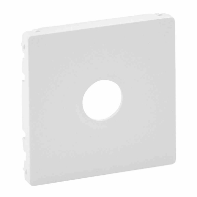 Cover plate Valena Life - male/F type TV socket - white