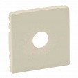 Cover plate Valena Life - male/F type TV socket - ivory
