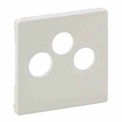 Cover plate Valena Life - TV-R-SAT socket - white