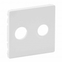 Cover plate Valena Life - TV-SAT socket - white