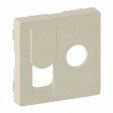 Cover plate Valena Life - TV socket 0-2400 MHz + RJ45 category 6 UTP - ivory