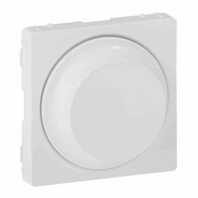 Cover plate Valena Life - rotary dimmer without neutral - white