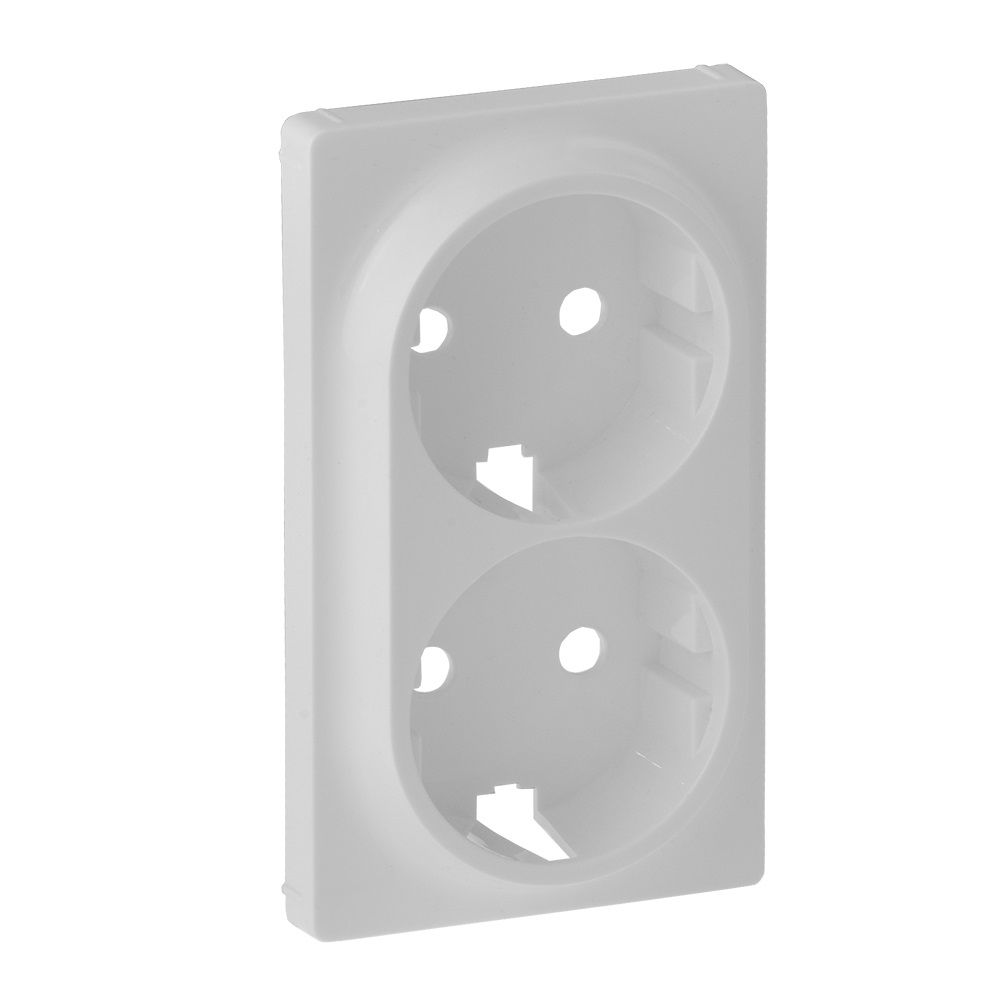 Cover plate Valena Life - 2x2P+E socket - German standard - white