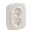 Cover plate Valena Allure - 2x2P+E socket - German standard - pearl
