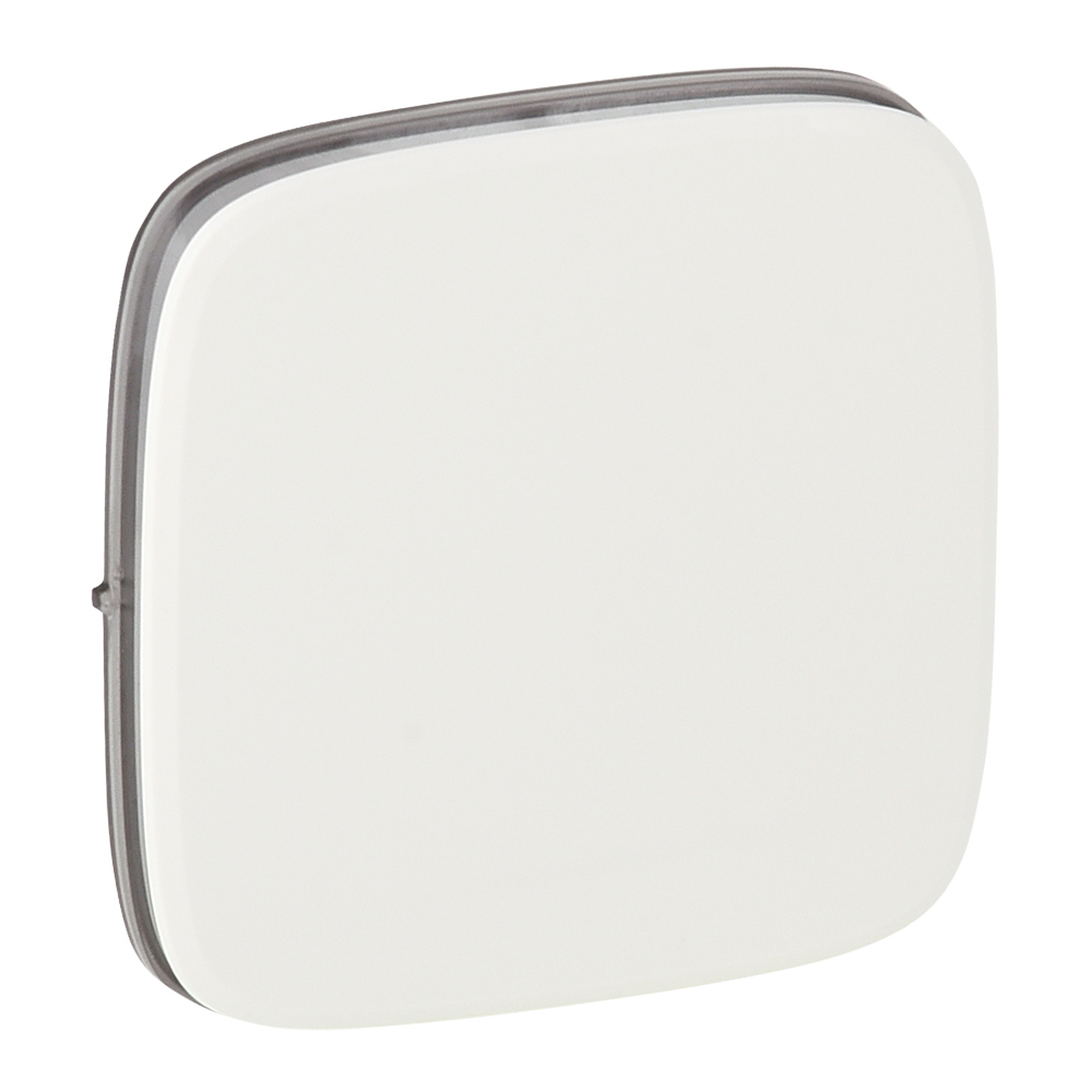 Cover plate Valena Allure - one/two-way switch or push-button - white