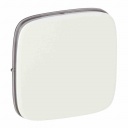 Cover plate Valena Allure - one/two-way switch or push-button - white