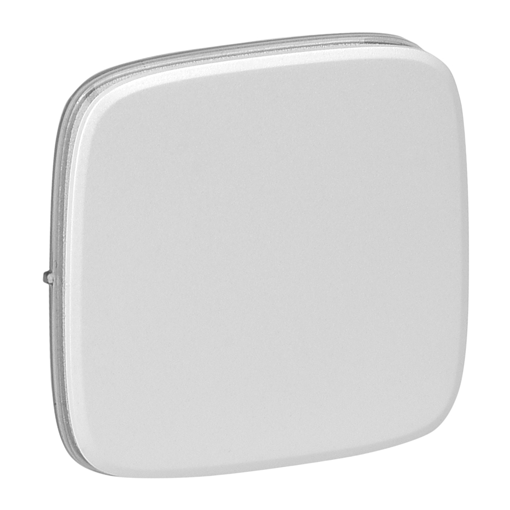 Cover plate Valena Allure - one/two-way switch or push-button - pearl