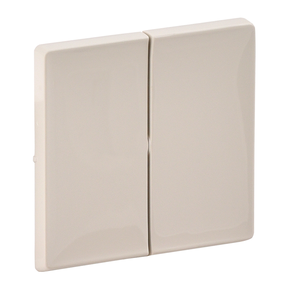 Cover plate Valena Life - 2-gang - ivory