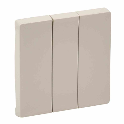 Cover plate Valena Life - 3-gang - ivory