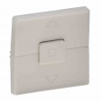 Cover plate Valena Life - roller blind control - ivory