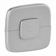 Cover plate Valena Allure - roller blind control - aluminium