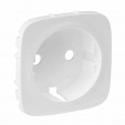 Cover plate Valena Allure - 2P+E socket - German standard - white