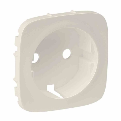 Cover plate Valena Allure - 2P+E socket - German standard - ivory