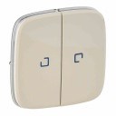 Valena Allure bēšs taustiņš ar divām iedaļām ar indikāciju