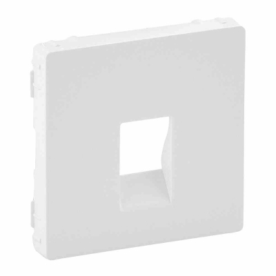 Cover plate Valena Life - loudspeaker socket - white