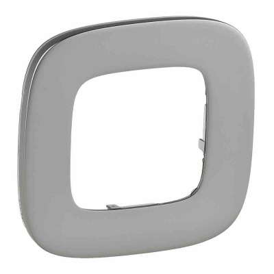 Valena Allure полированная сталь рамка 1 местная