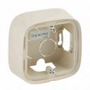 1-gang surface-mounting box Valena Allure - 94 x 94 x 44.8 mm - ivory