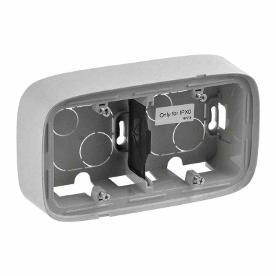 Valena Allure alumīnija Kārba virs apmetuma montāžai 2-vietīgs